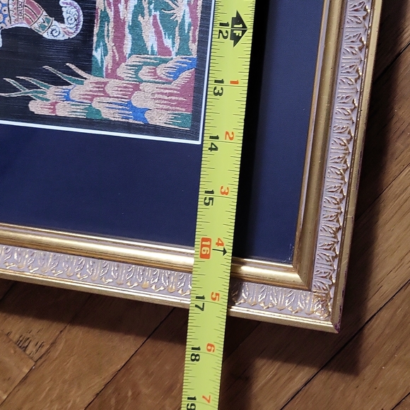 Vintage Elephant Silk Artwork - Picture 6 of 6